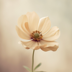A flower, light in colour, looking toward the sun. Placed near "suicide support" for Emerald Counselling.